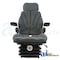 A & I Products Seat, F10 Series, Mechanical Suspension / Arm Rest / Head Rest / Gray Cloth 20" x22" x20" A-F10M250 - alternate 2